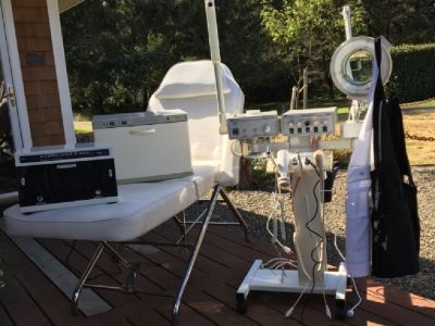 Facial room for sale. Bed, equipment, supplies