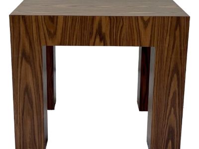 Mid 20th Century Laminate End Table, Nightstand, or Desk With Drawer Milo Baughman Style