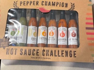 Assorted Hot sauces; brand new box