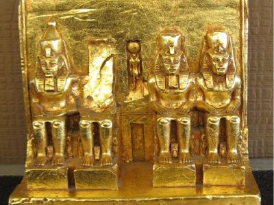 *~ Abu Simbel Temple ~ Ramesses II ~ AGI ~ 24K Gold Leaf ~*
