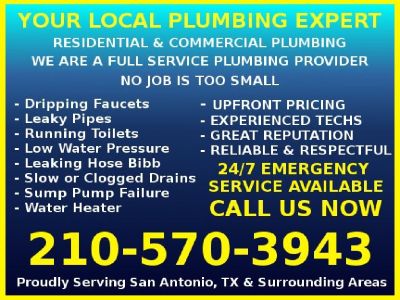 ☑ 24/7 SAME-DAY PLUMBERS | FREE ESTIMATES | QUALITY REPAIRS