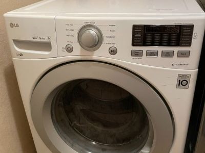 * LG front load washer and 