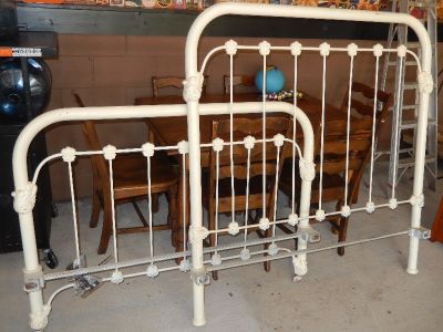 Antique Cast Iron Bed