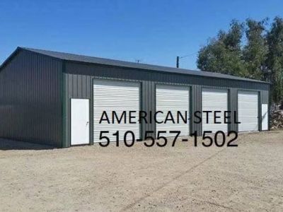 AMERICAN STEEL ALL METAL SHOPS GARAGES WAREHOUSES