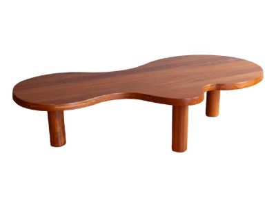 Forme Libre Style Teak Coffee Table, C. 2010.