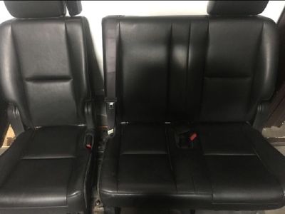 07-13 black leather 2nd row seat