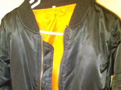 Rothco XL MA-1 Intermediate Black Flight Jacket