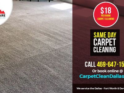 ✔️ $18 Per Room Carpet Cleaning ✔️