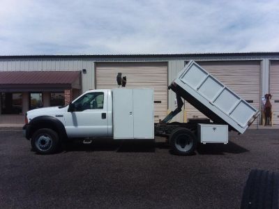 2007 FORD F550 UTILITY DUMP TRUCK