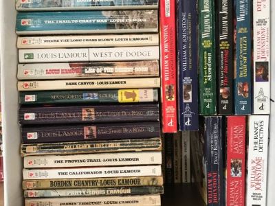 Collection of LOUIS LAMOUR western books