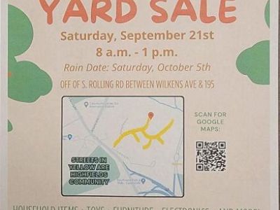 Highfields Multi-family Yard Sale