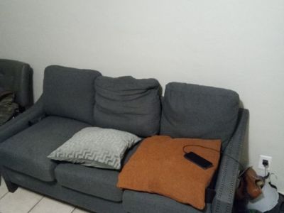 Nice plush couch. Cash only