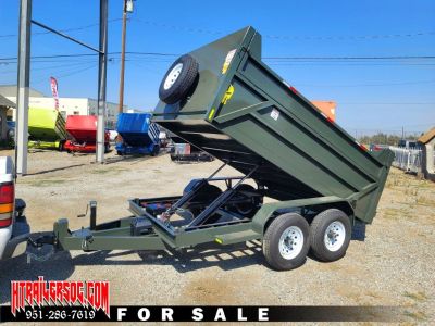 12ft HD Equipment Dump Trailer
