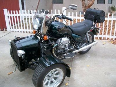 Moto guzzi trike vandalized