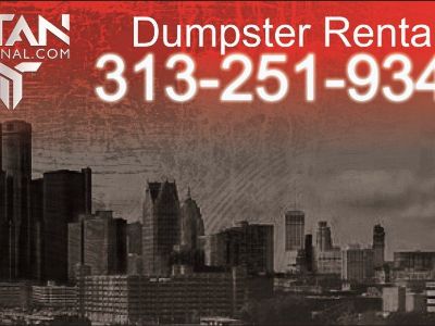 Dumpster Rentals in and around Hazel Park 313-251-9344 Call Now!