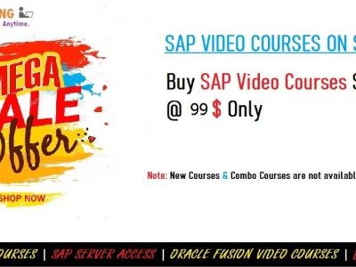 Learn 3 or more SAP / Oracle Fusion Video Courses @ 99 $ only