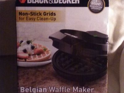 Black and decker waffle iron