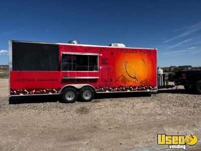 TURNKEY - 2019 8.5' x 30' Barbecue Kitchen Food Concession Trailer w/ Pro-Fire Suppression