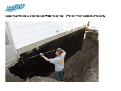 Commercial Foundation Waterproofing Systems – Long-Term Solutions