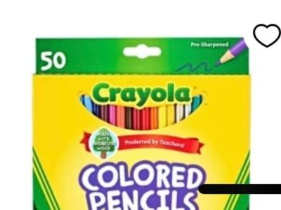 New! Crayola Crayons! Layaway!