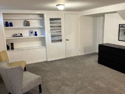 Furnished Room for Rent - Private basement apartment with huge yard/garage