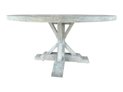 ClubCu Rail Base Round Dining Table