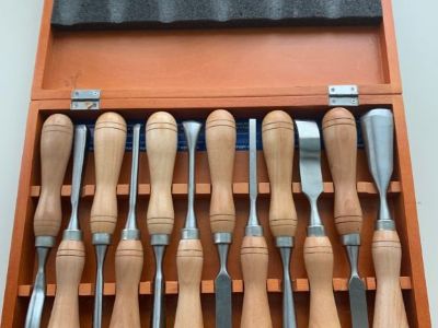 Master craft Chisel Set/Wooden Carry Case
