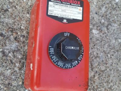 Temperature Control Chromalox Thermostat 200 - 550F
