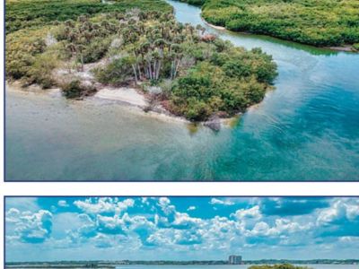 Private island property located directly on Florida IntraCoastal Waterway