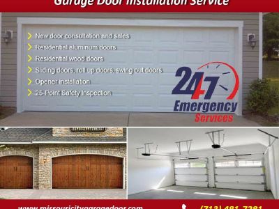 Commercial New Garage door Installation ($25.95) Missouri City Houston, 77459 TX
