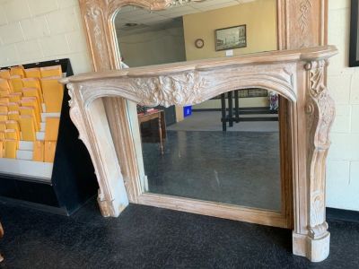 fireplace mantel