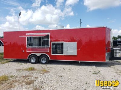 Like New - 2021 8.5' x 26' Diamond Cargo Kitchen Food Trailer with Bathroom