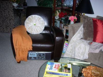 espresso leather recliner chair