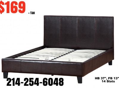___QUEEN PLATFORM BED..ESPRESSO COLOR..NEW