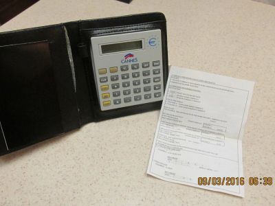 2-Currency Conversion Calculator In Carrying Case - NIB