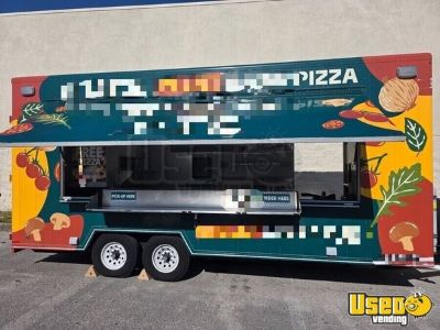 Turnkey - 2016 8' x 21' Wood Stone Oven Pizza Concession Trailer | Mobile Pizzeria