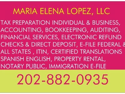 TAX SERVICE, INDIVIDUAL AND CORPORATION, PARTNERSHIPS E-FILE AND ALL STATES E-FILE