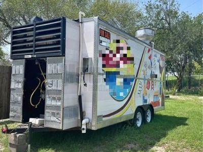 2021 Kitchen Food Trailer with Fire Suppression System | Concession Trailer