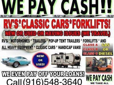 WANTED All Motorhomes Fifth Wheels & Travel Trailers