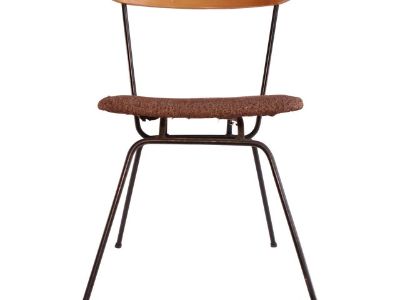 1950s Clifford Pascoe Iron & Walnut Dining Chair