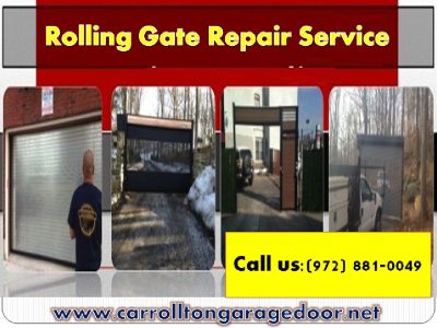 Rolling Gate Repair Service Carrollton | 972-881-0049 | Same Day Service