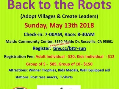 Fun 5K Run Or Walk By Back To The Roots Sacramento.