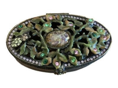 1970s Jay Strongwater Keepsake Box