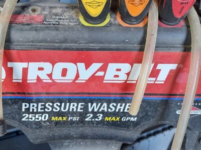 Troy Bilt Pressure Washer 2550 PSI, 2.3GPM