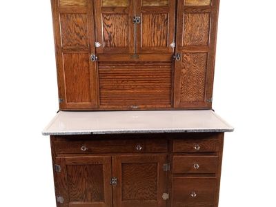 Antique Oak Seller's "Hoosier" Cabinet