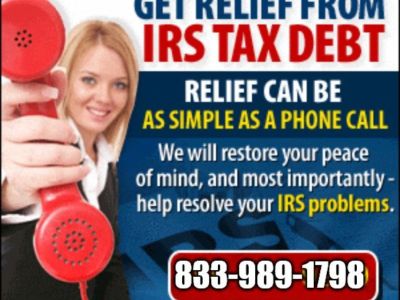 Do You Owe The IRS $10,000 Or More? We Can Help 833-989-1798