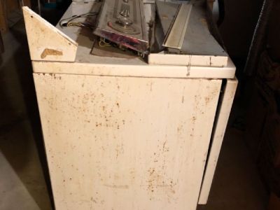 Washer and dryer for scrapping