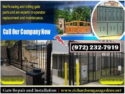 Commercial Automatic Gate Repair Starting $25.95 | Richardson, 75081 TX