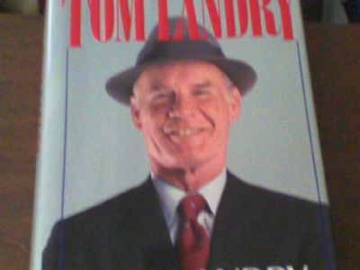 Tom Landry Signed Book