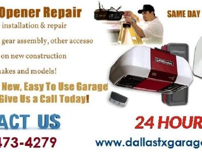 Same Day Garage Door Repair, Spring Repair, Installation Service in $25.95 Dallas, 75244 Texas